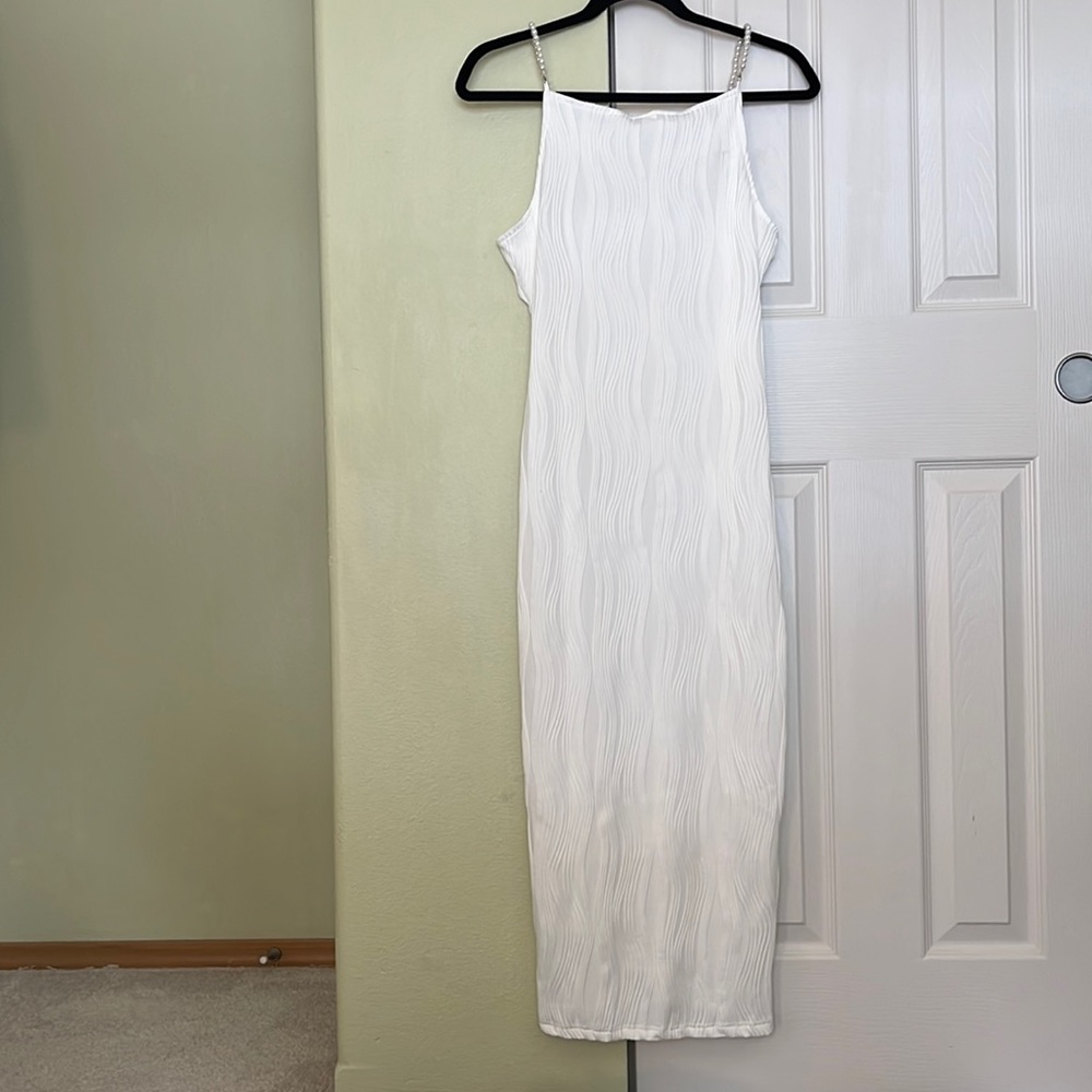 The Water Ripple Textured Cami Dress